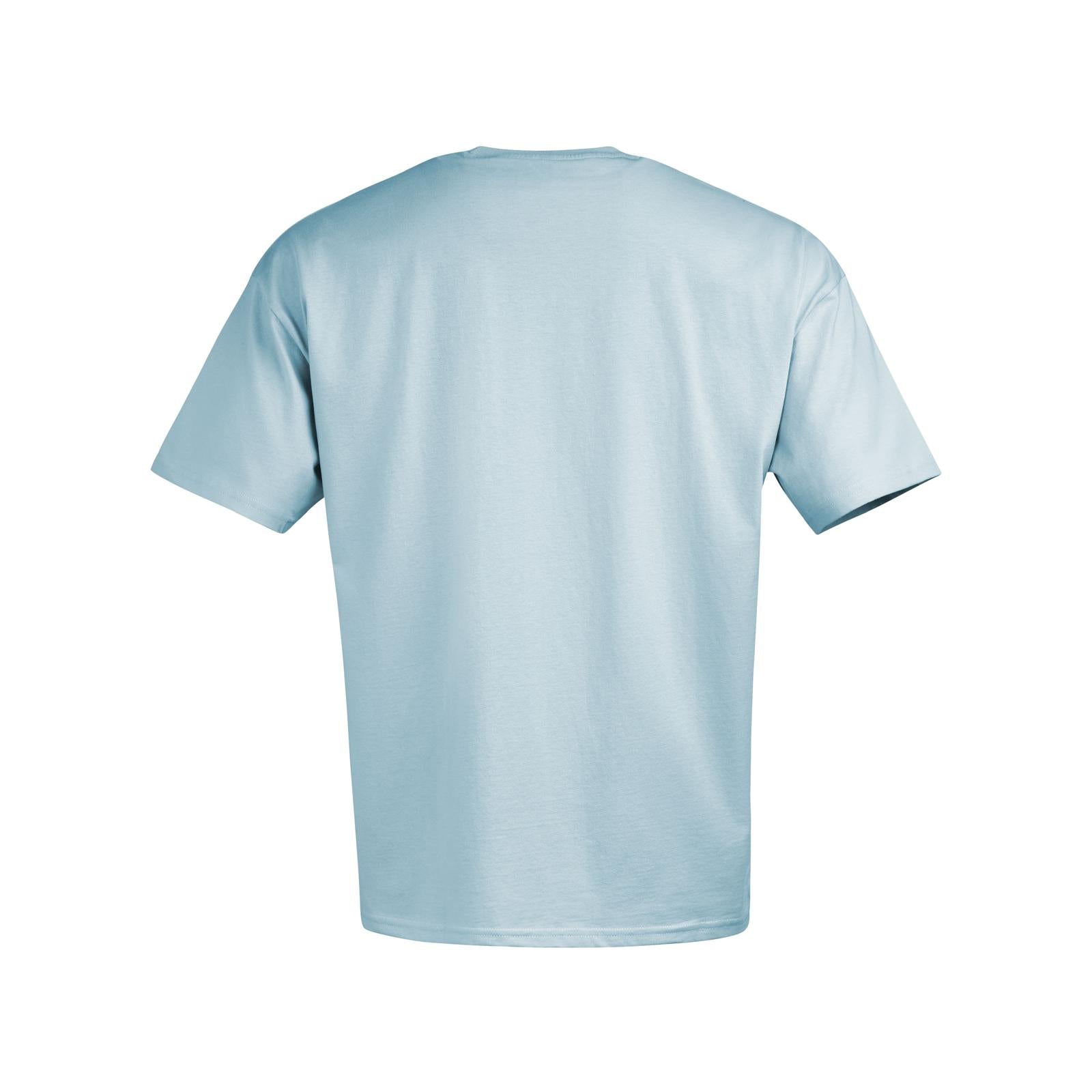 Heavy Cotton Oversized T-Shirt Washed Light Blue