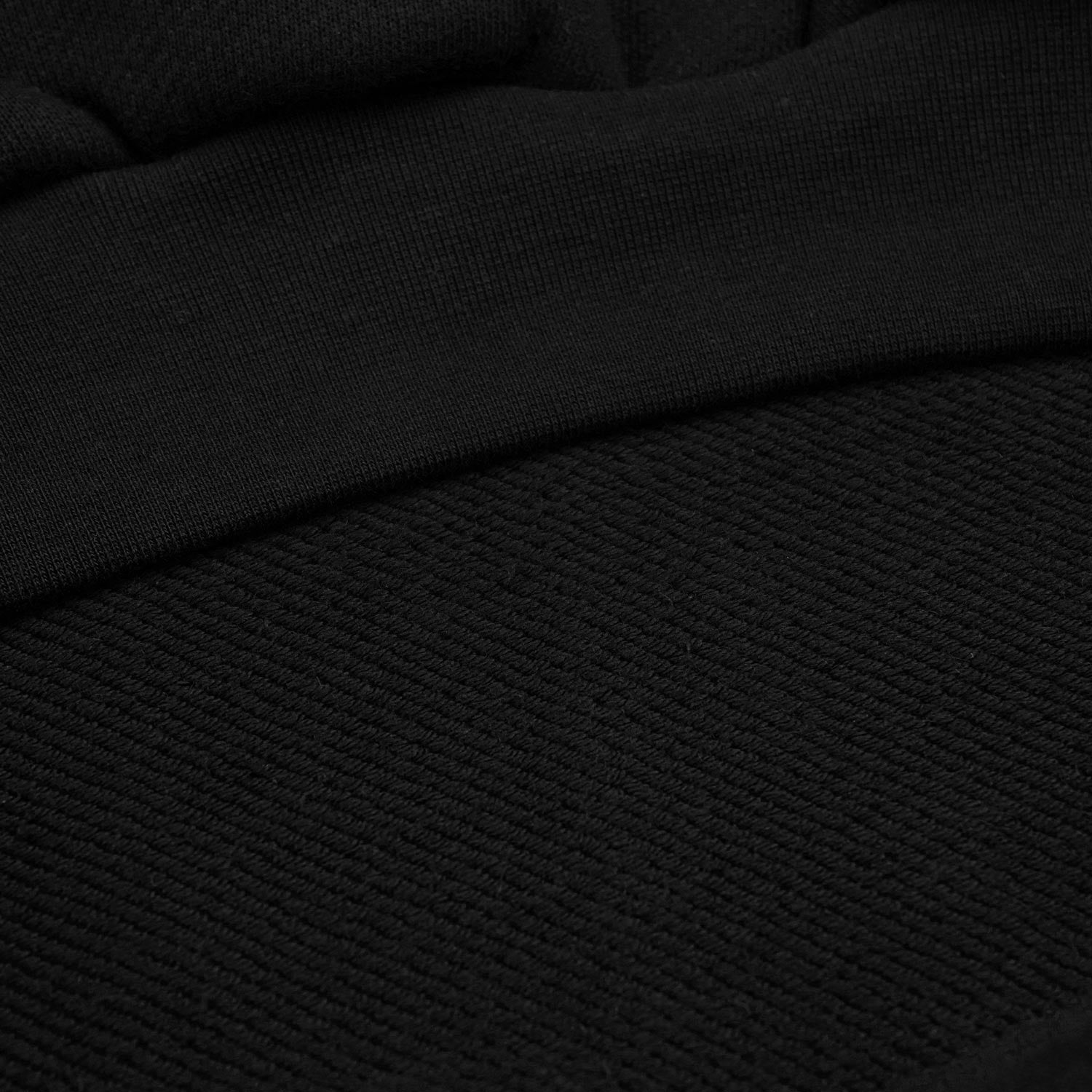 Heavy Cotton Oversized Hoodie Jet Black