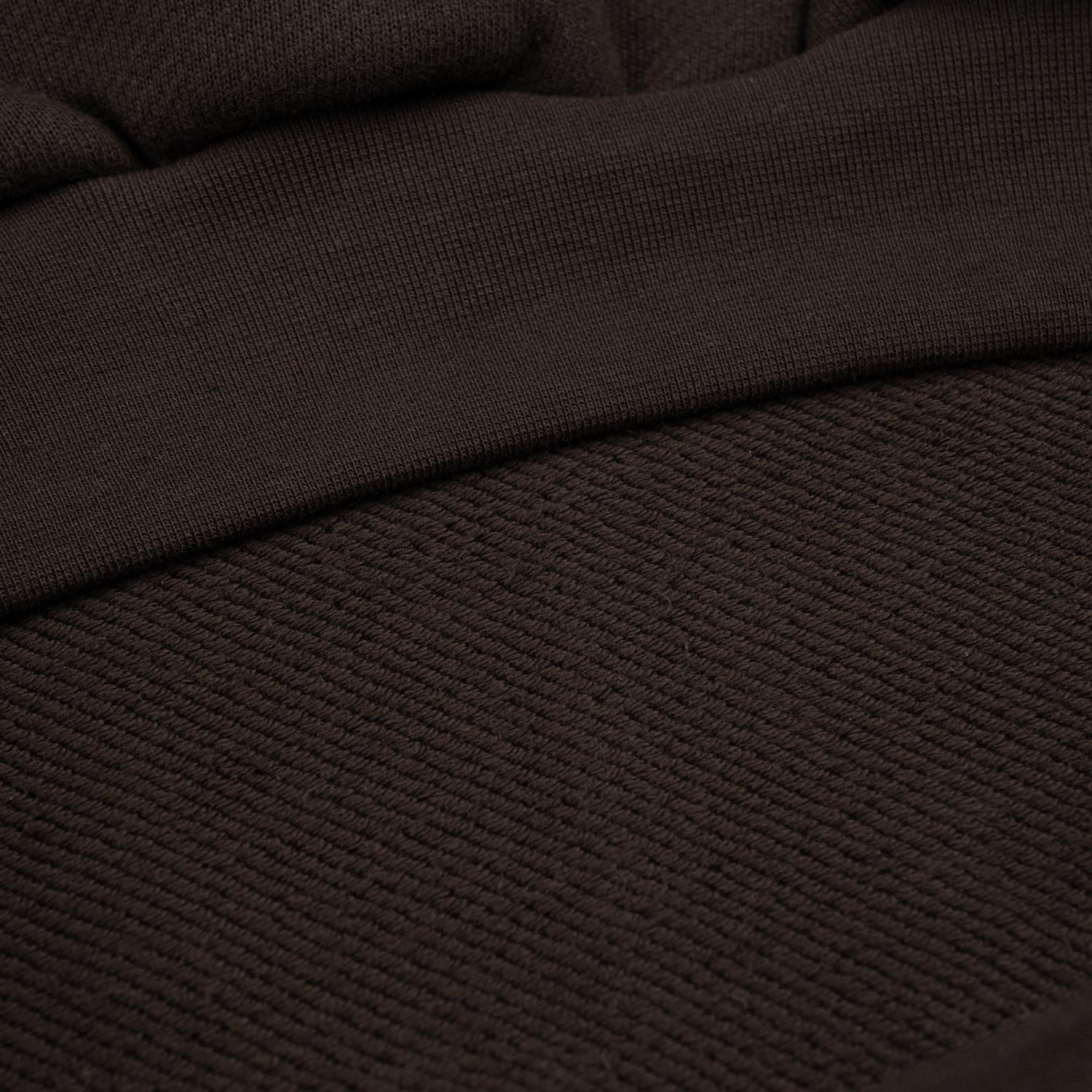 Heavy Cotton Oversized Hoodie Black Coffee