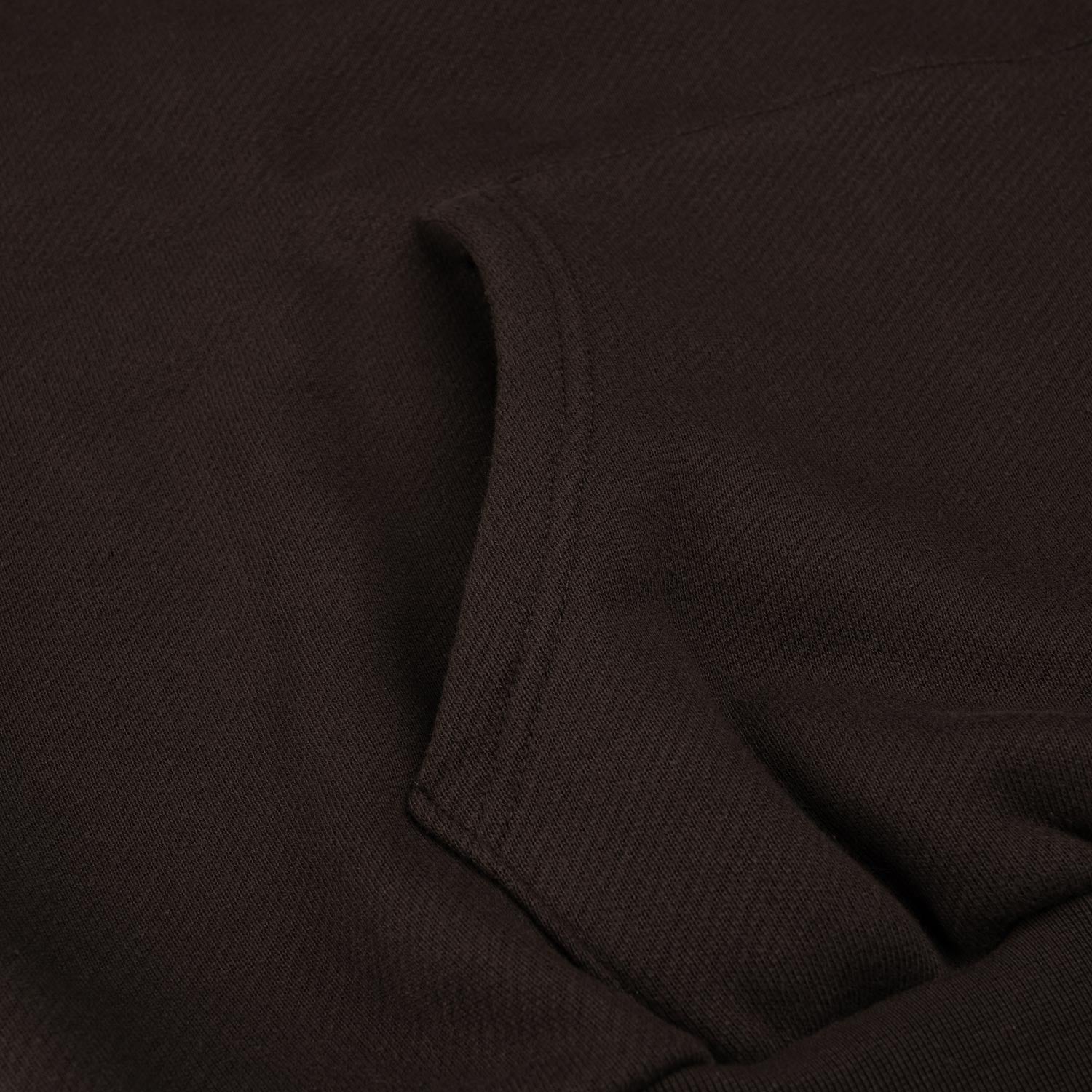 Heavy Cotton Oversized Hoodie Black Coffee