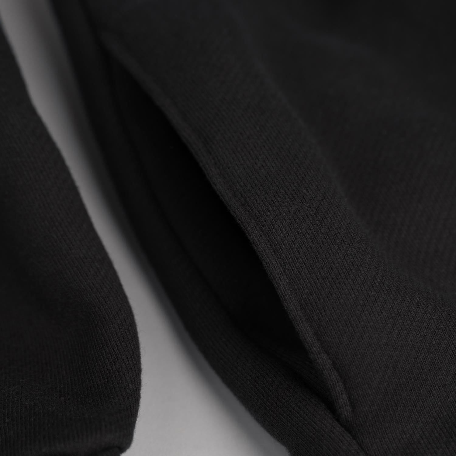 Heavy Cotton Oversized Sweater Jet Black