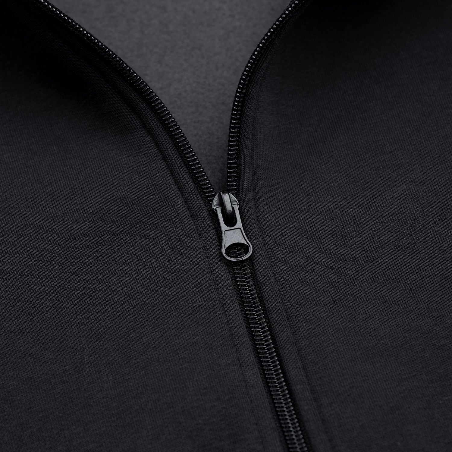Heavy Brushed Zipper Dark Piombo