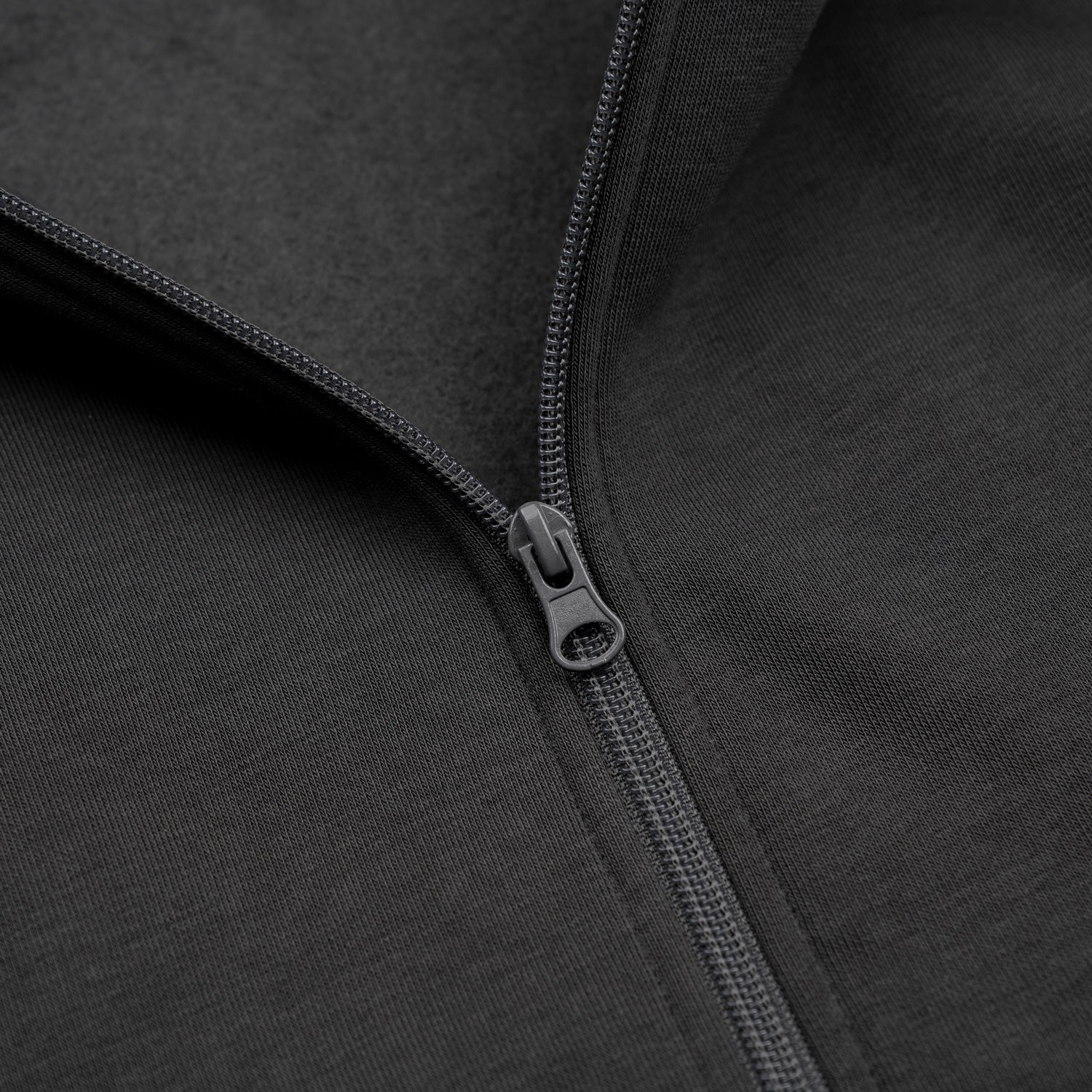 Heavy Brushed Zipper Light Piombo