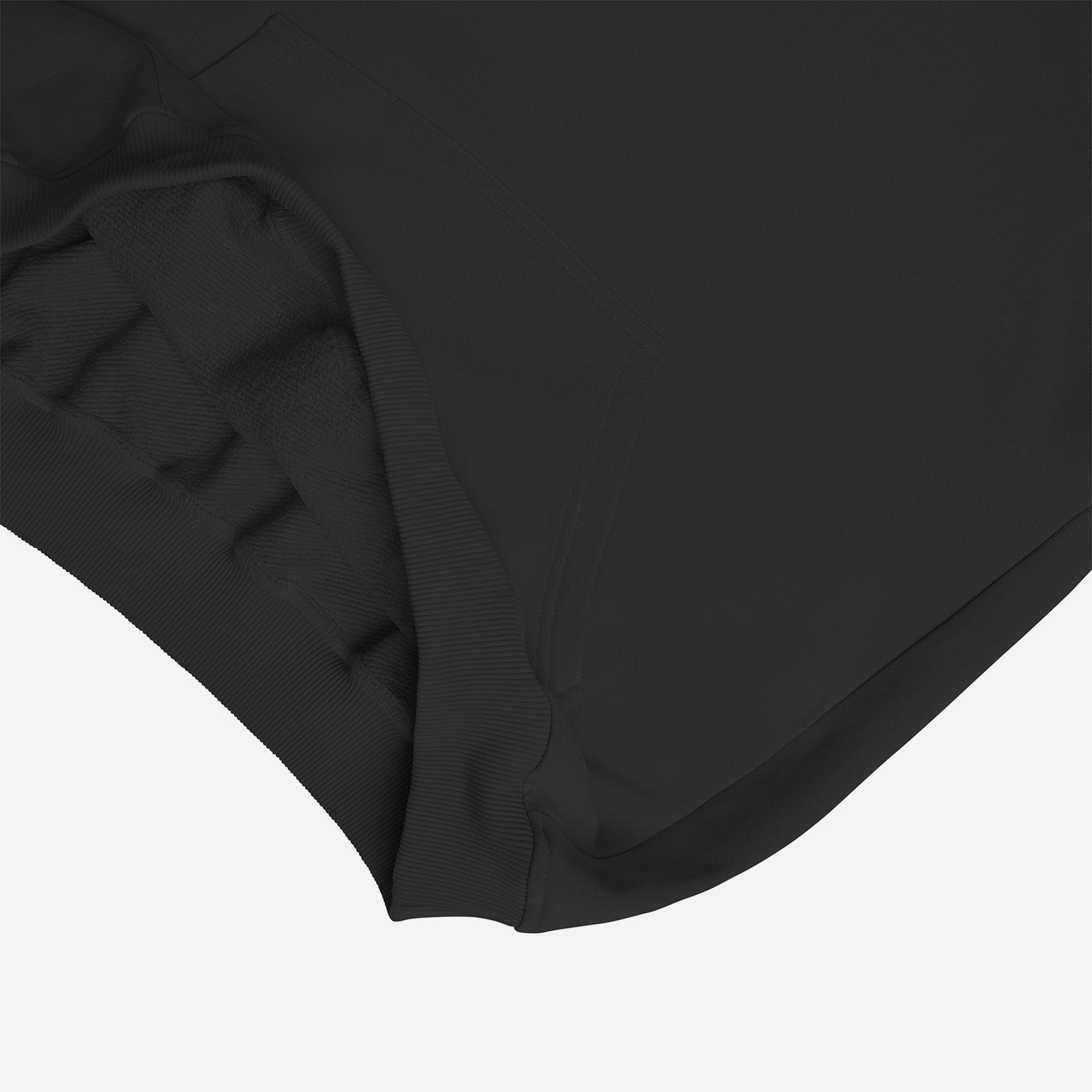 Heavy Cotton Oversized Hoodie Black