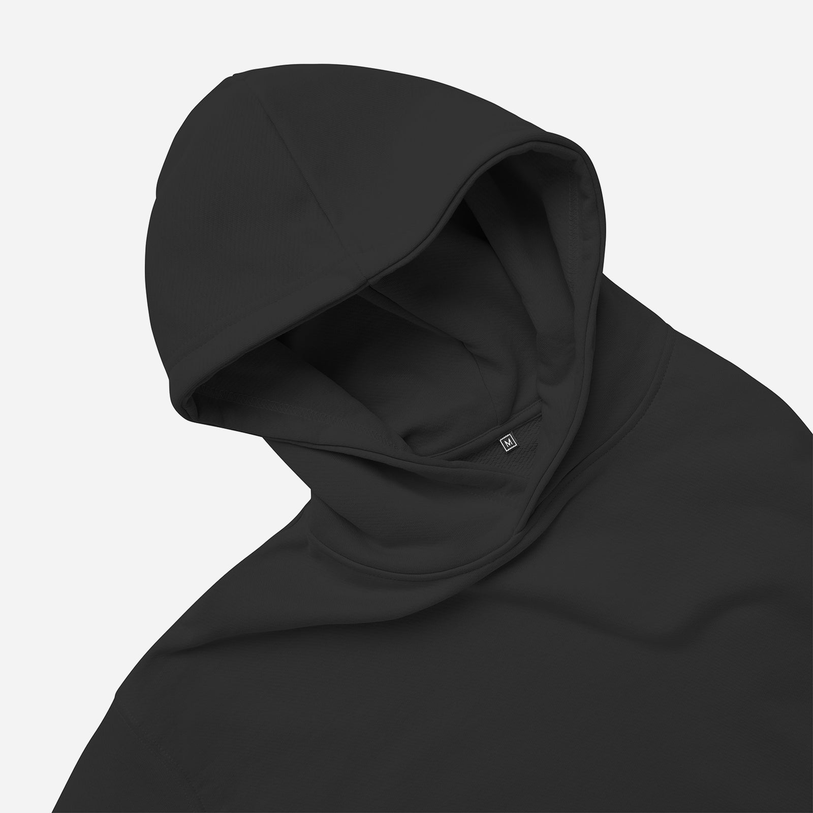 Heavy Cotton Oversized Hoodie Black