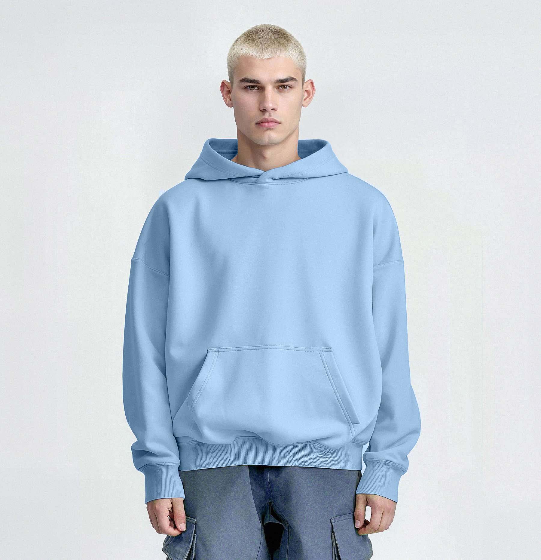 Heavy Cotton Oversized Hoodie Clear Sky