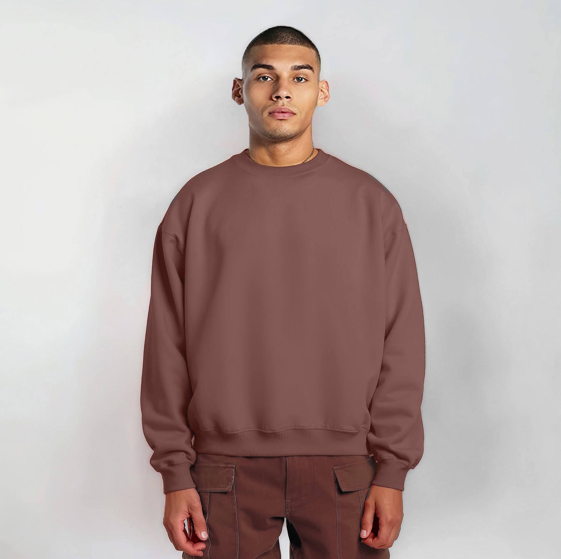 Heavy Oversized Sweater Rusty Red