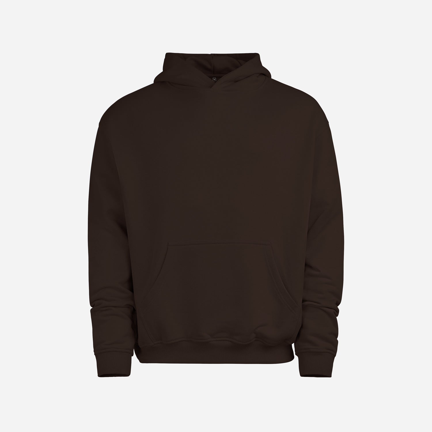 Heavy Cotton Oversized Hoodie Black Coffee