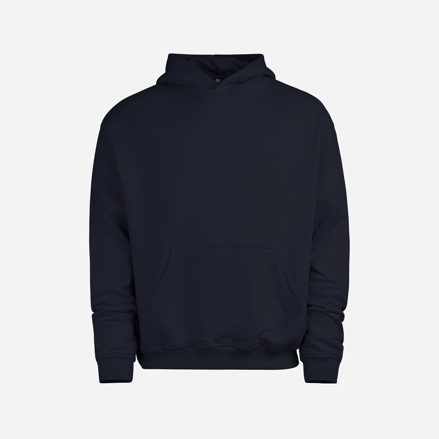 Heavy Cotton Oversized Hoodie Deep Ocean Blue