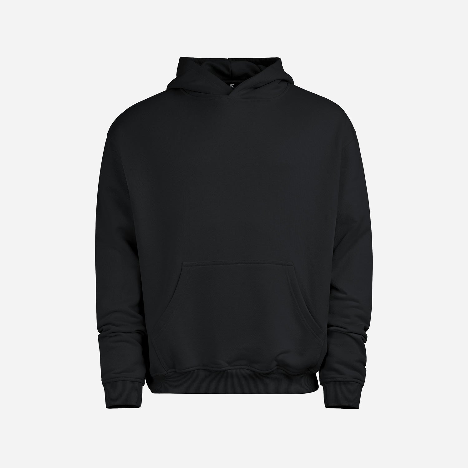 Heavy Brushed Hoodie Dark Piombo