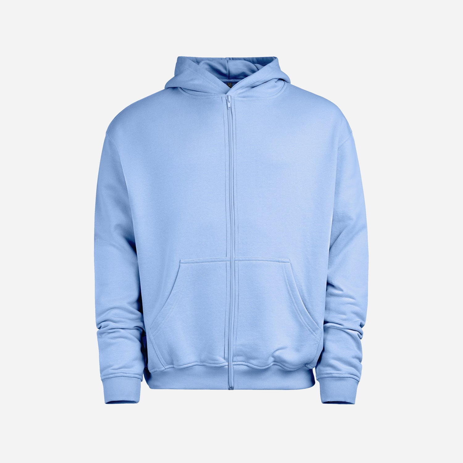 Heavy Brushed Zipper Baby Sky