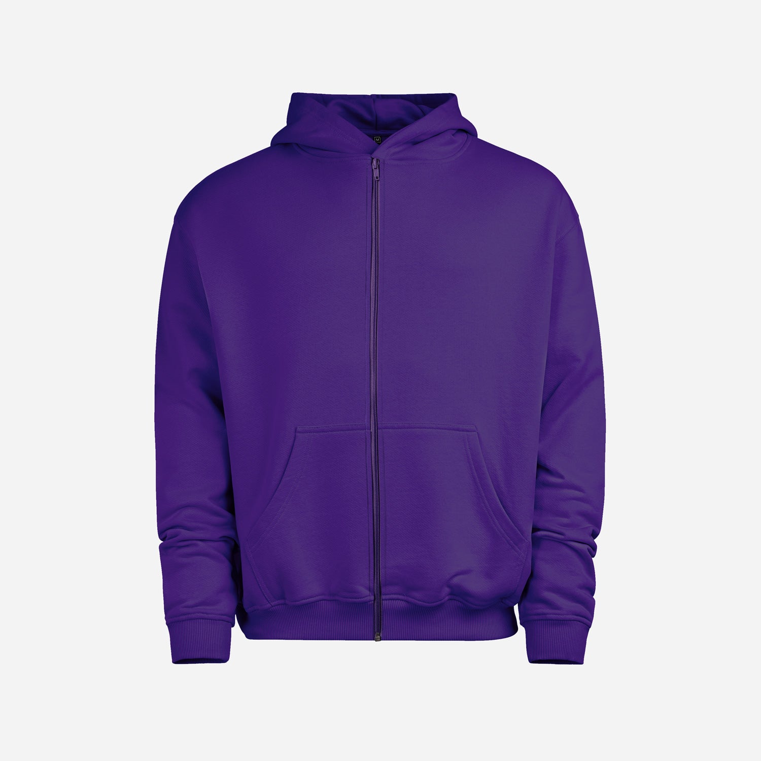 Heavy Brushed Zipper Viola