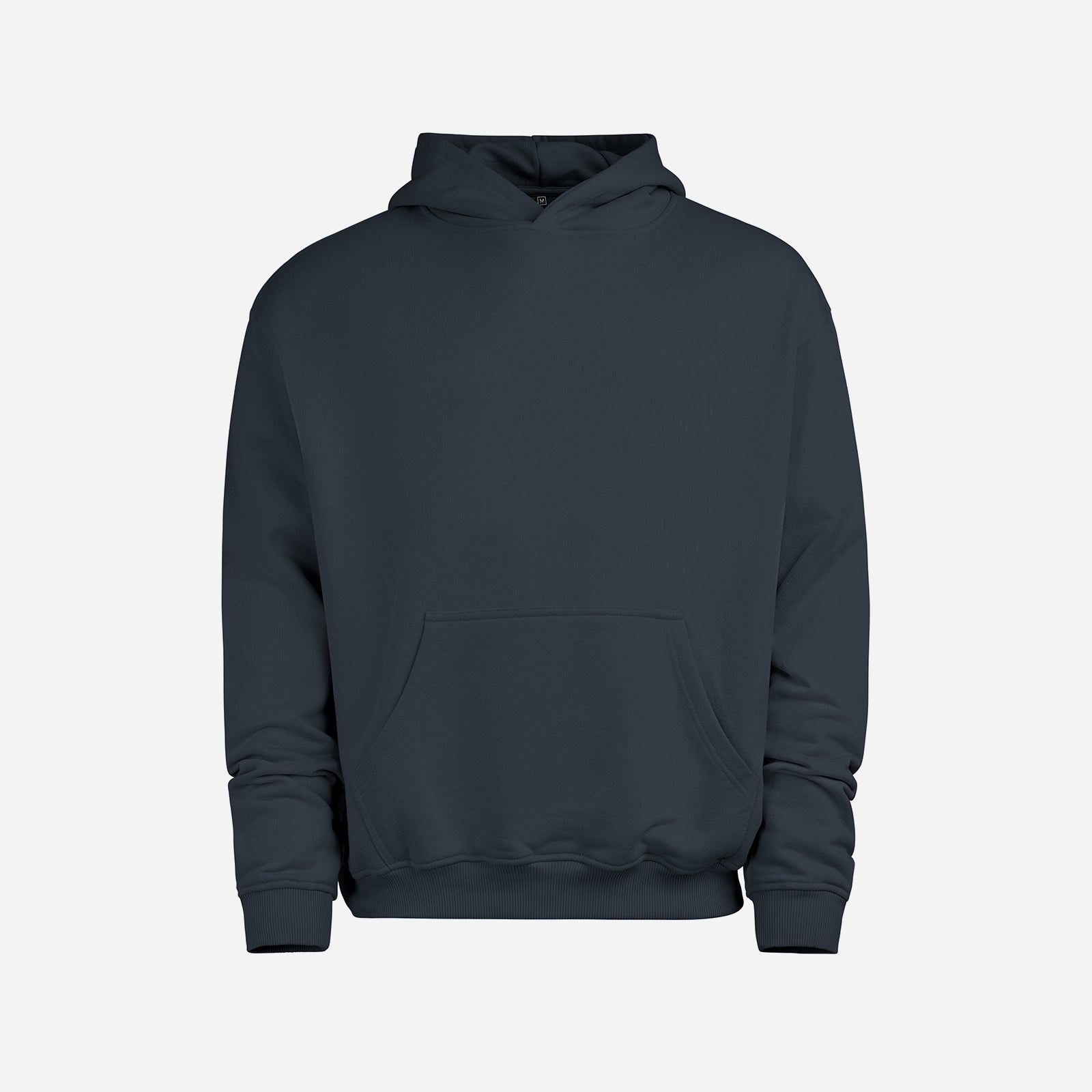 Heavy Cotton Oversized Hoodie Vintage Black