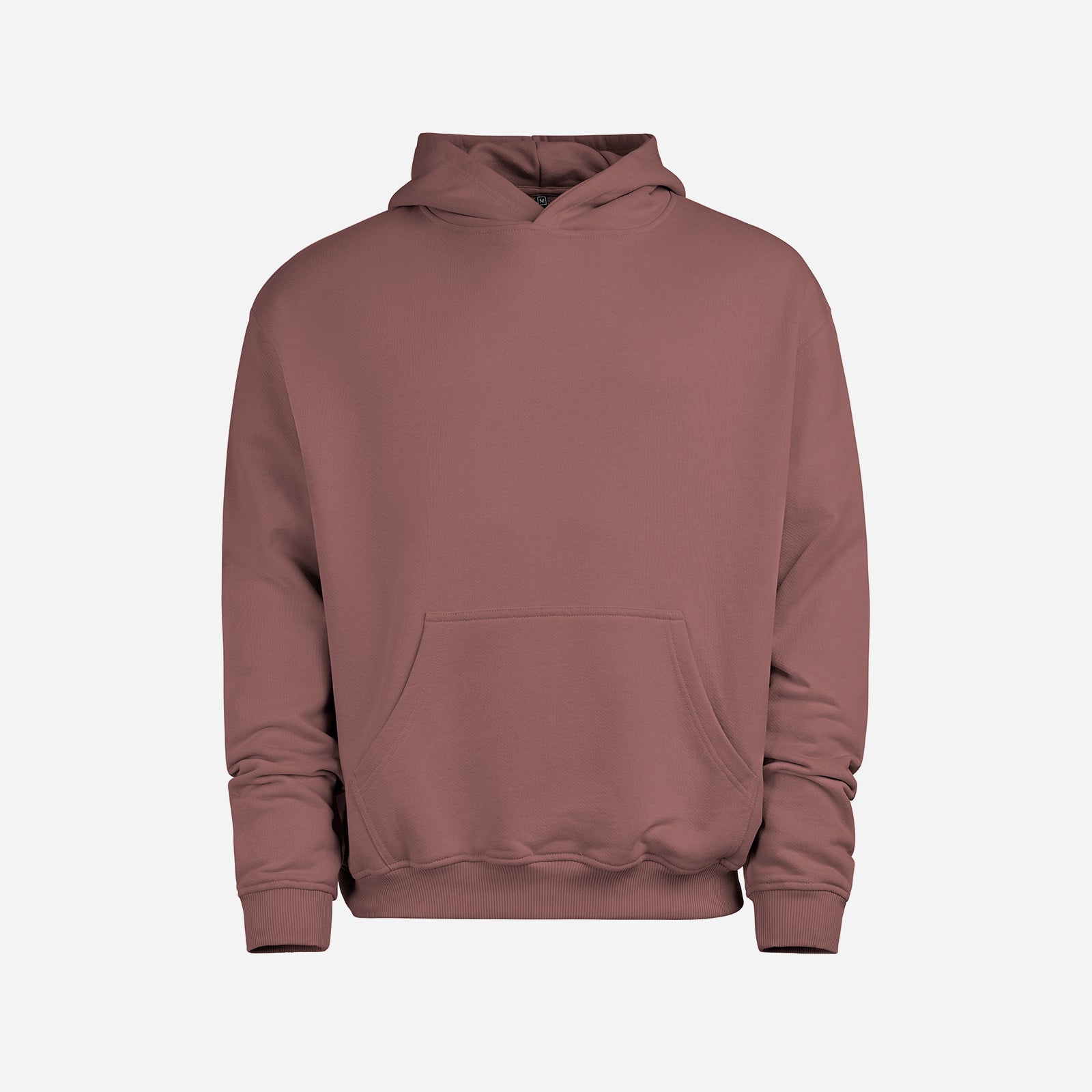 Heavy Cotton Oversized Hoodie Rusty Red