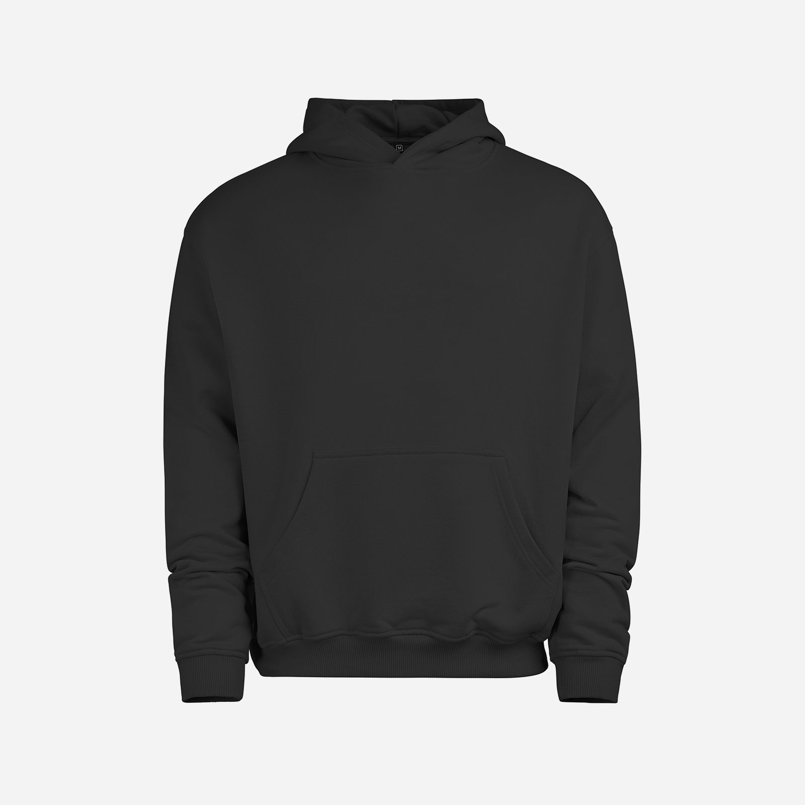 Heavy Cotton Oversized Hoodie Black