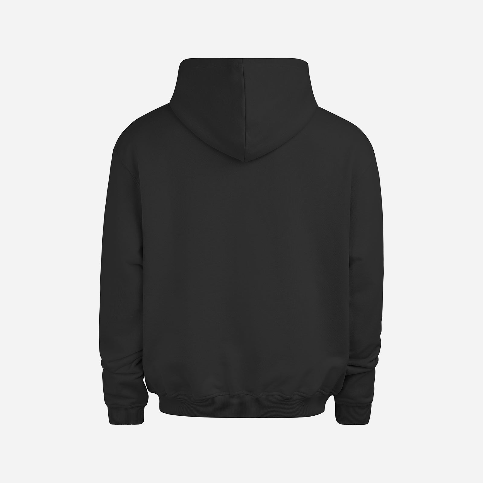 Heavy Cotton Oversized Hoodie Black